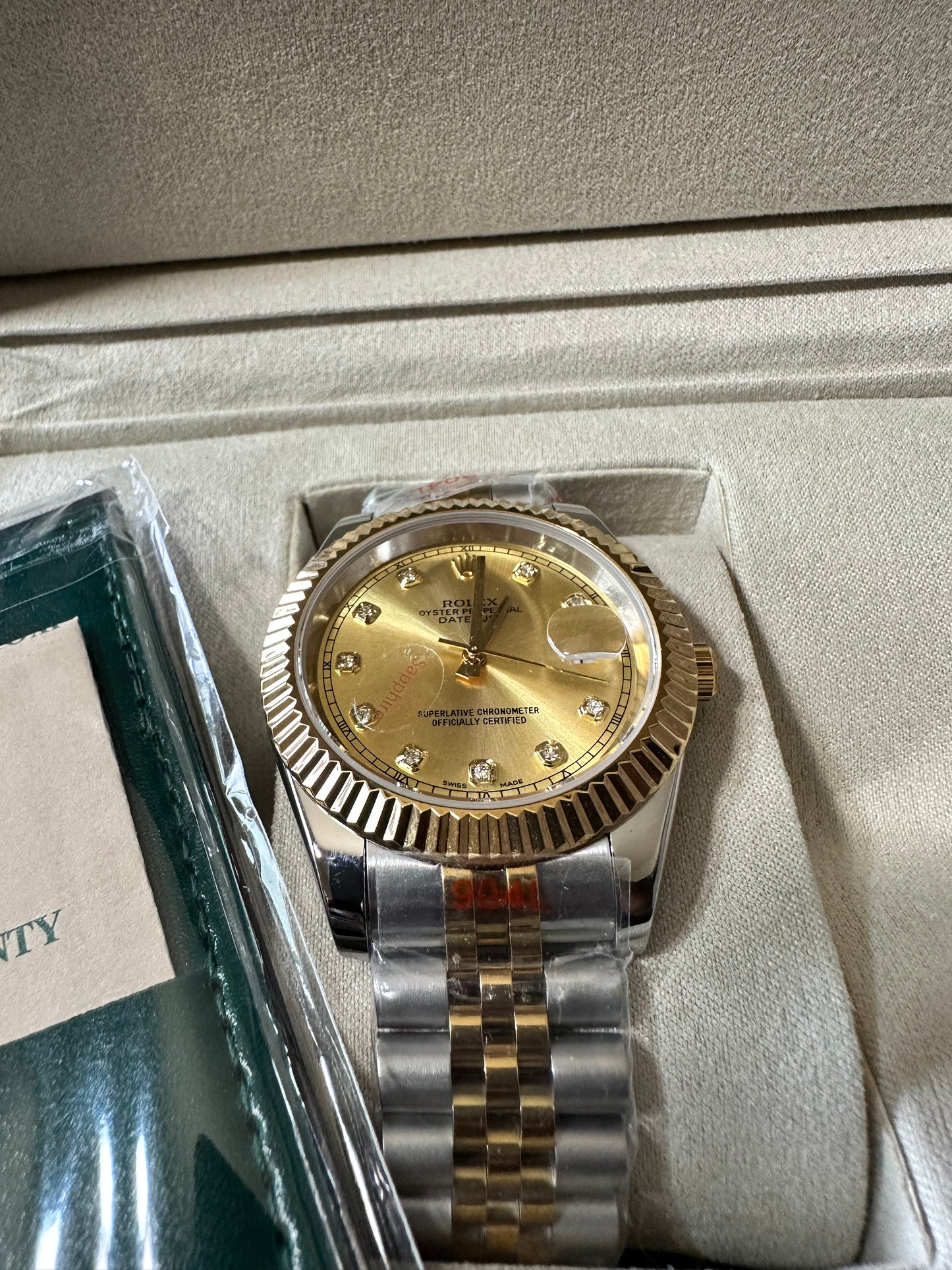 DáteJúst 41mm Gold/Sliver