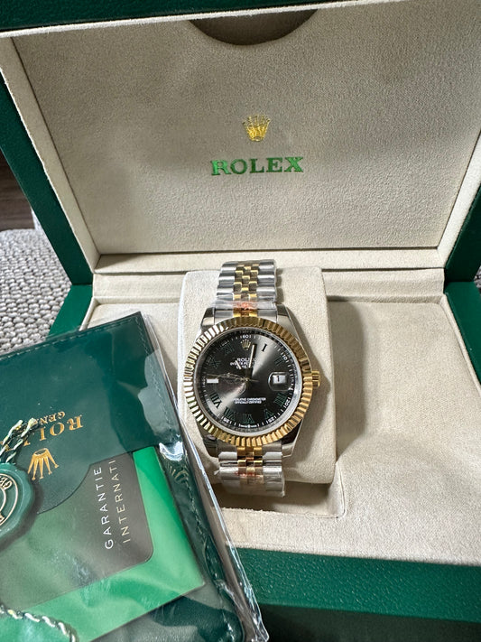 DáteJúst 41mm Green/Gray