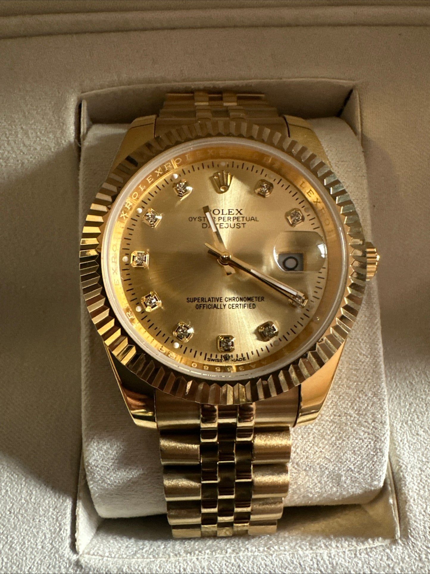 DáteJúst 41mm Gold