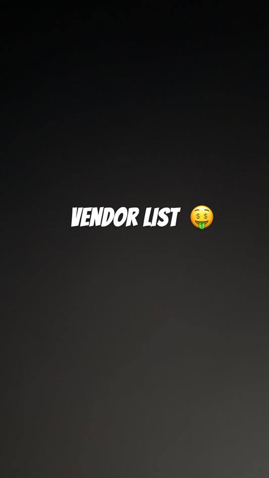 Private Vendors List ! / HOW TO Resale Methods
